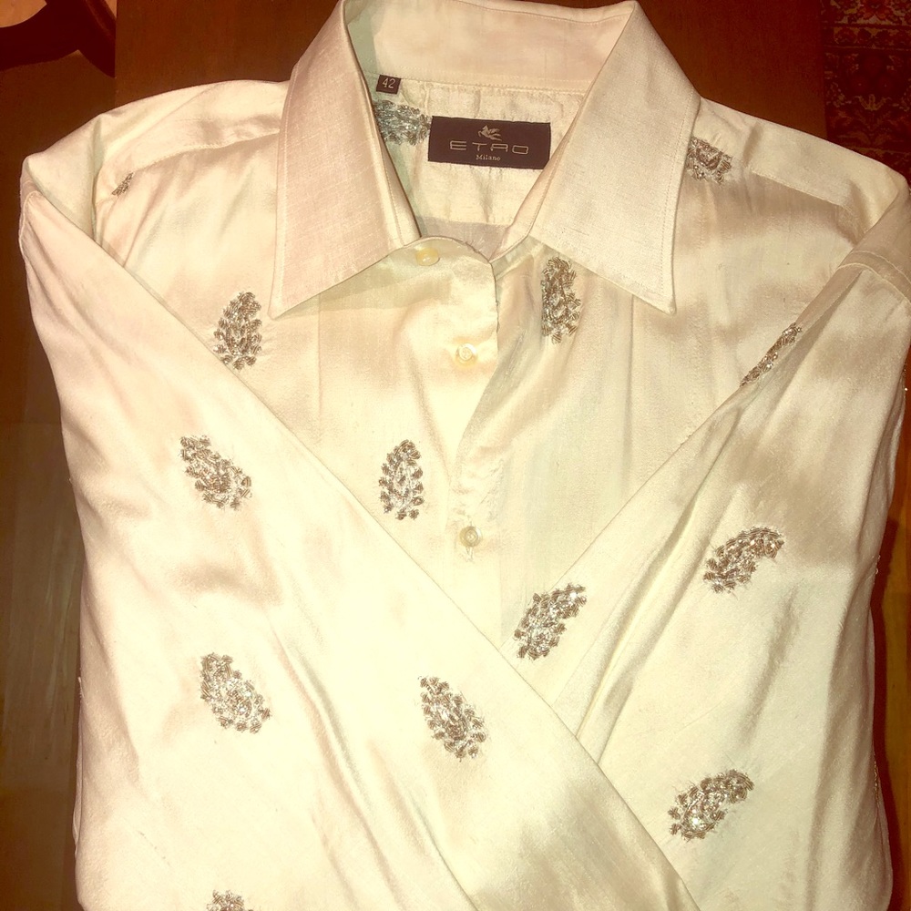 Silk Shirt by Italian Fashion House Etro.